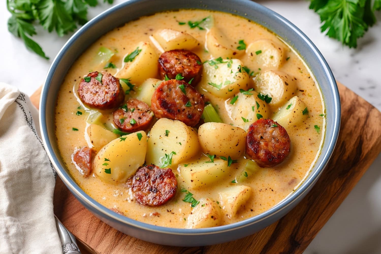 Creamy Cajun Potato Soup