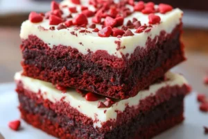 Decadent Red Velvet Brownies Recipe