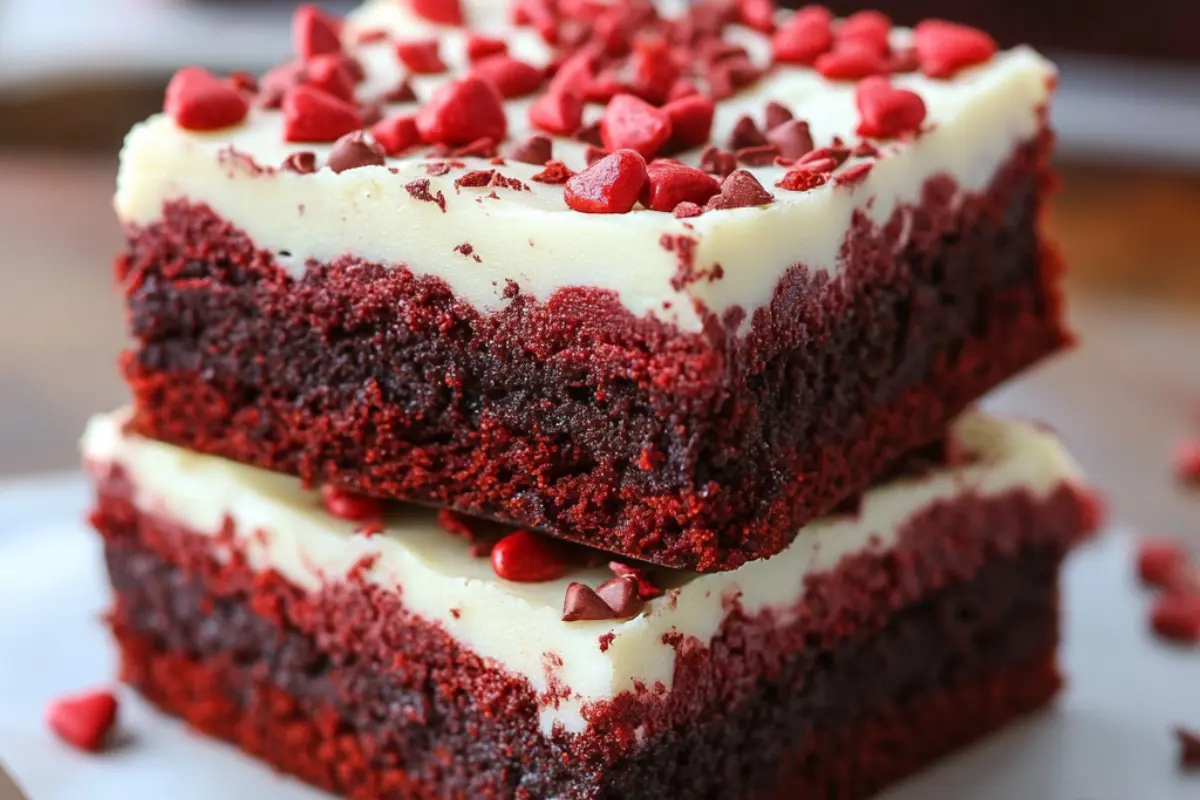 Decadent Red Velvet Brownies Recipe