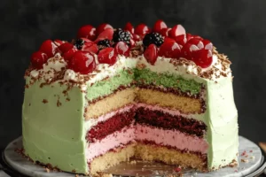 Delicious Italian Spumoni Cake Recipe