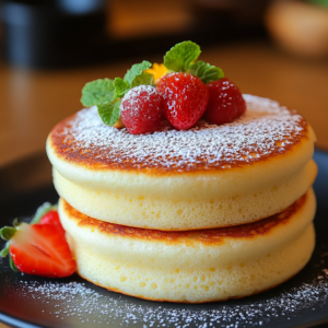 Fluffy Japanese Soufflé Pancakes Recipe