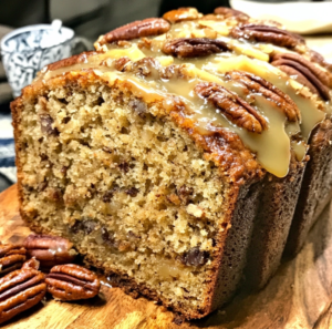 Indulgent Sweet Alabama Pecan Bread with Buttery Goodness