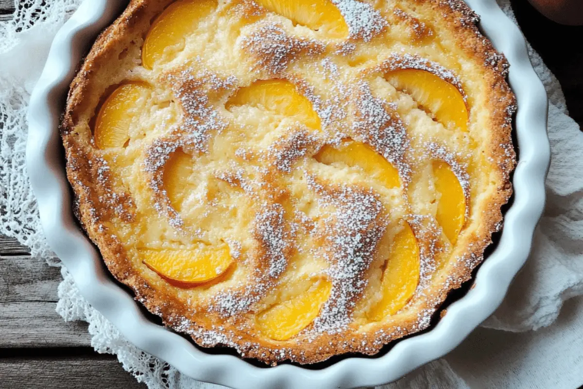 Peach Clafoutis Recipe: Classic French Dessert