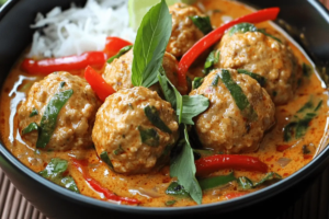 Red Curry Meatballs: - cookefast.com