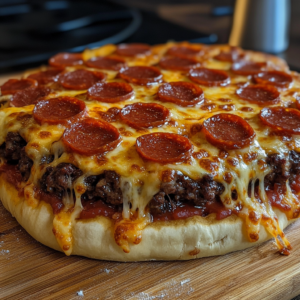 Ultimate Pizza Burger Pie