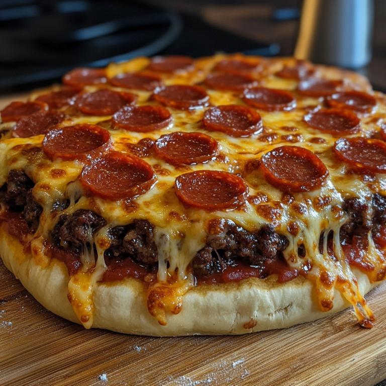 Ultimate Pizza Burger Pie