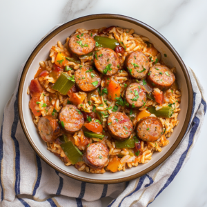 One-Pan Sausage Jambalaya