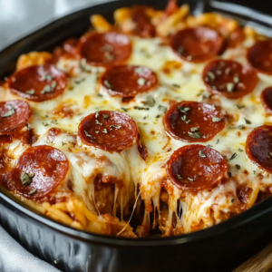 Pepperoni Pizza Casserole